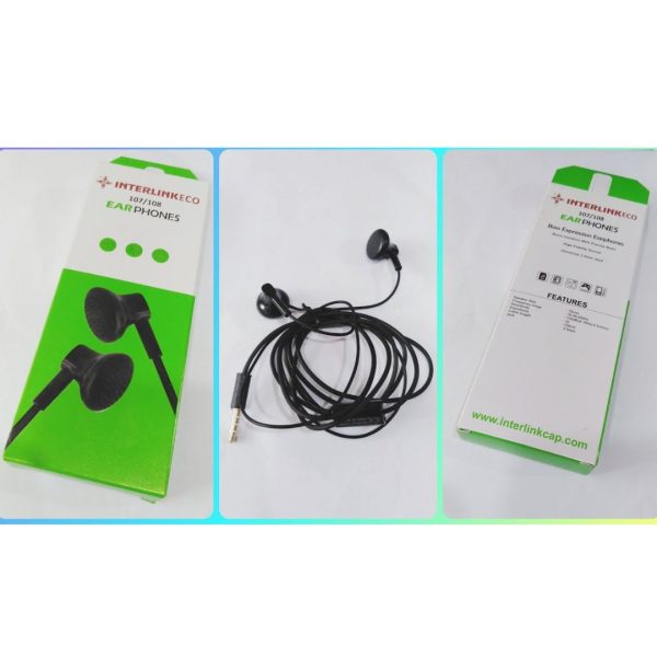 Interlink ECO 107/108 Earphone Pakdeals Offers