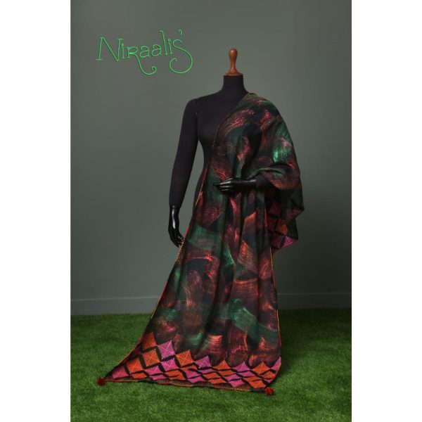 Niraalis Black Lawn Dupatta. Pakdeals Offers