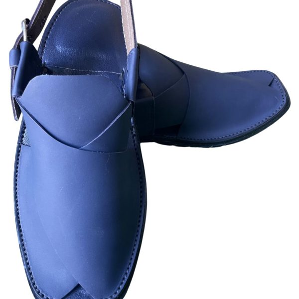 Hushpuppies Peshawari Chappal-Blue PakDealsOffers